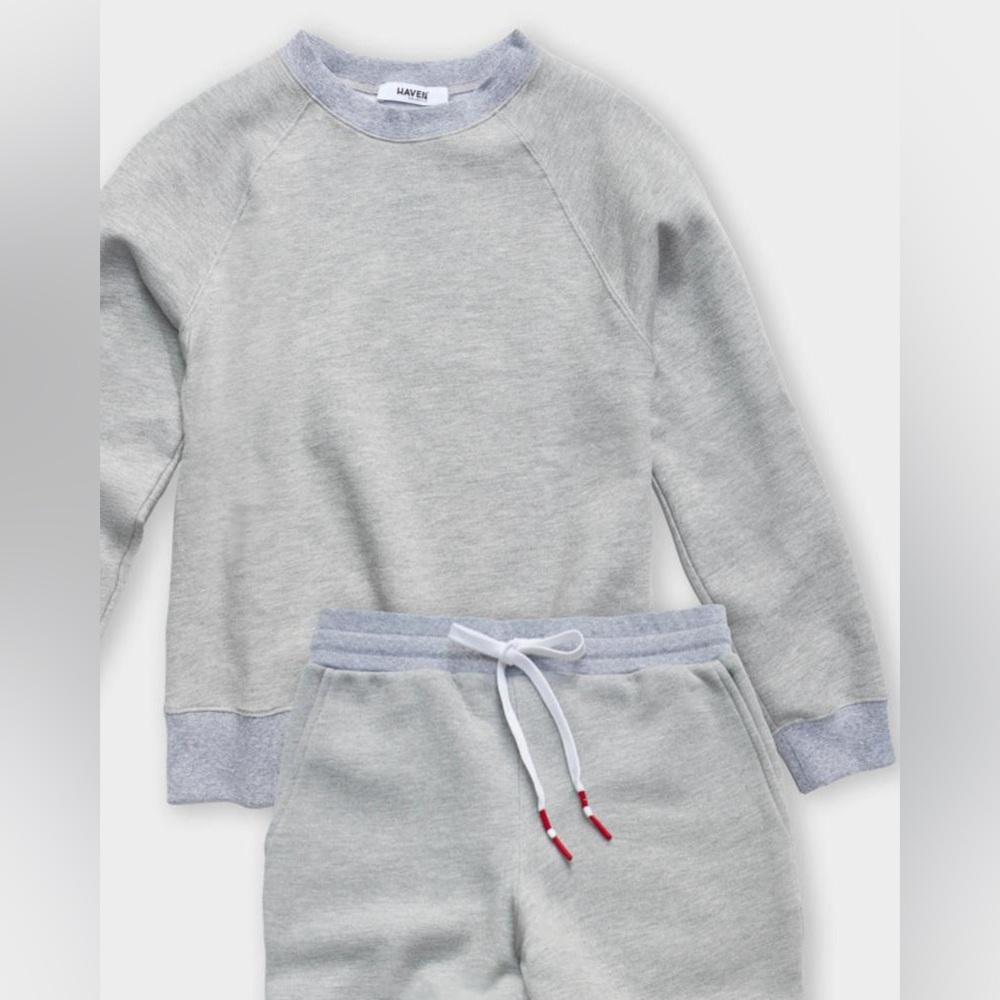 Haven Crewneck Sweatshirt – Size Medium – Light Heather Grey – New with Tags